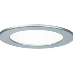 Upotettava LED-paneeli Paulmann, IP44, Ø17cm, 12W, 4000K, mattakromi