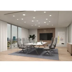 Upotettava LED-paneeli Paulmann VariFit Veluna Edge, IP44, Ø9cm, 6W, 4000K, valkoinen