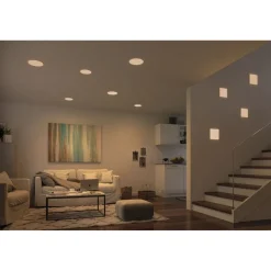 Upotettava LED-paneeli Paulmann VariFit Veluna, IP44, 18.5x18.5cm, 17W, 3000K, himmennettävä, satiini