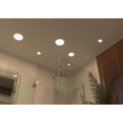 Upotettava LED-paneeli Paulmann Veluna, IP44, Ø12.5cm, 8.5W, 4000K, satiini