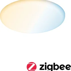 Upotettava LED-paneeli Paulmann Veluna, Smart Home Zigbee 3.0, IP44, Ø21.5cm, 17W, säädettävä värilämpötila, himmennettävä