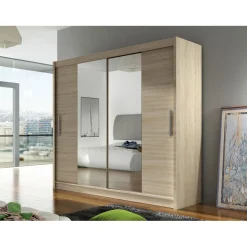 Vaatekaappi BEGA / LONDON II, eri värivaihtoehtoja