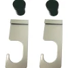 Vaatetangon pääty-/keskikannatin + tulpat Element System ES32, 25mm putkelle, 2kpl