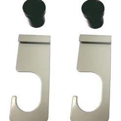 Vaatetangon pääty-/keskikannatin + tulpat Element System ES32, 25mm putkelle, 2kpl