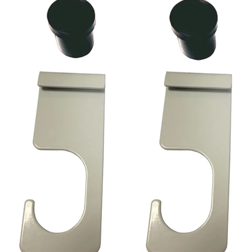 Vaatetangon pääty-/keskikannatin + tulpat Element System ES32, 25mm putkelle, 2kpl