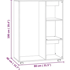 Vaatkaappi 80cm, eri värejä