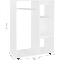 Vaatkaappi 80cm, eri värejä