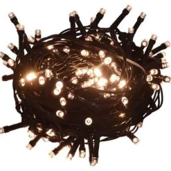 Valonauha, 400 LED-valoa, 40 m, 8 valoefektiä, IP44, lämmin valkoinen