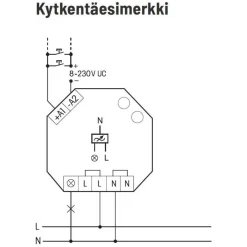 Valonsäädin/painikehimmennin Eltako, EUD61NPN-UC