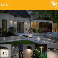 Valosarja aurinkokennolla Paulmann Pauleen Solar Glamour, IP44, 2.8m, 3000K, kulta