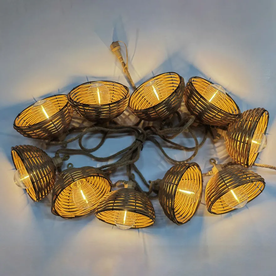 Valosarja Home4You CHARM 10 LED-polttimoa/4,5 m, lämmin valkoinen valo