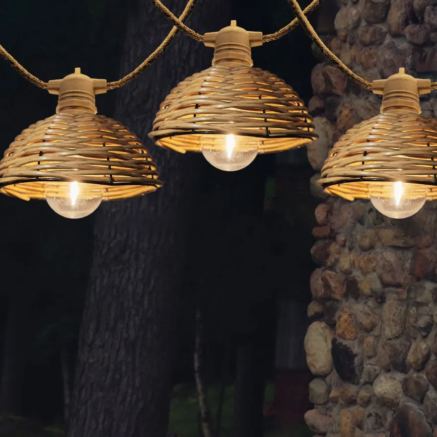 Valosarja Home4You CHARM 10 LED-polttimoa/4,5 m, lämmin valkoinen valo