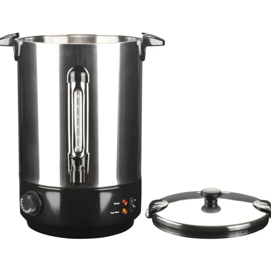 Veden-/glögilämmitin ruostumaton teräs 15 l 2500 w
