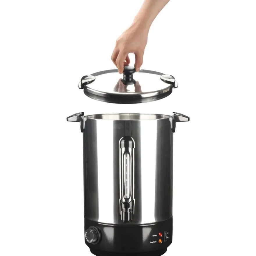 Veden-/glögilämmitin ruostumaton teräs 15 l 2500 w