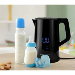 Vedenkeitin ProfiCook PCWKS1243, 1.7L, lämpötilan säätö, musta