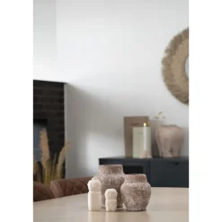 Veistos House Nordic Decoration, 5.5x5.5x10cm, beige