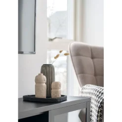 Veistos House Nordic Decoration, 5.5x5.5x10cm, beige