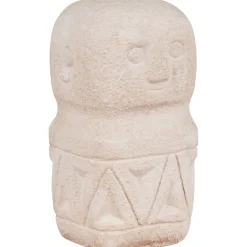Veistos House Nordic Decoration, 5.5x5.5x10cm, beige