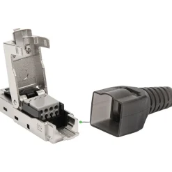 Verkkoliitin Pistesarjat Cat6 RJ45, urosVerkkoliitin