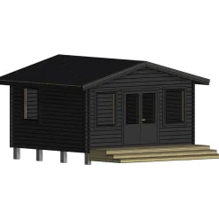 Vierasmaja LP Garden V-XL, 20m², harjakatto