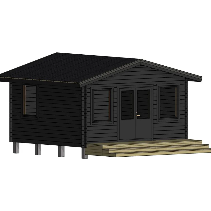 Vierasmaja LP Garden V-XL, 20m², harjakatto
