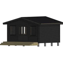 Vierasmaja LP Garden V-XL, 20m², harjakatto