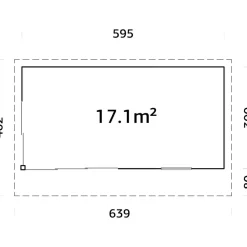 Vierasmaja Palmako Andrea, sis.liukuovet 17,1 m² FR44-6030