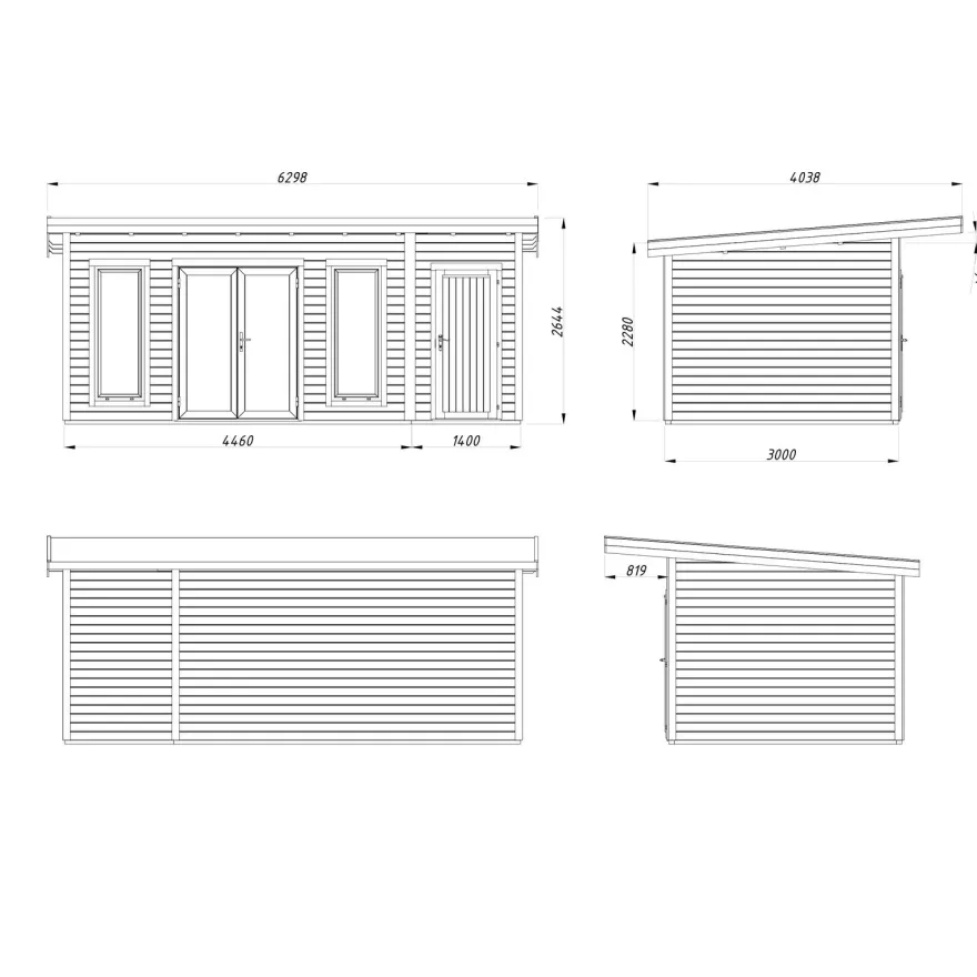 Vierasmaja Palmako Aurelia 16,7 m2