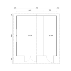 Vierasmaja Tene Pedro F, 70mm, 23.5m²