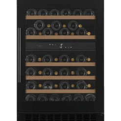 Viinikaappi mQuvée WineCave 780 60D WCD60AB-780, 29.5cm, 2 lämpötila-aluetta, integroitava, antrasiitti