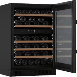 Viinikaappi mQuvée WineCave 780 60D WCD60AB-780, 29.5cm, 2 lämpötila-aluetta, integroitava, antrasiitti
