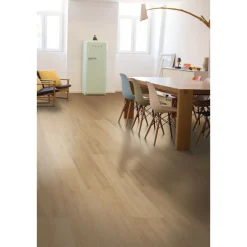 Vinyylikorkkilattia Corkart DP9541, vaalea tammi, 1-sauvainen, harjattu