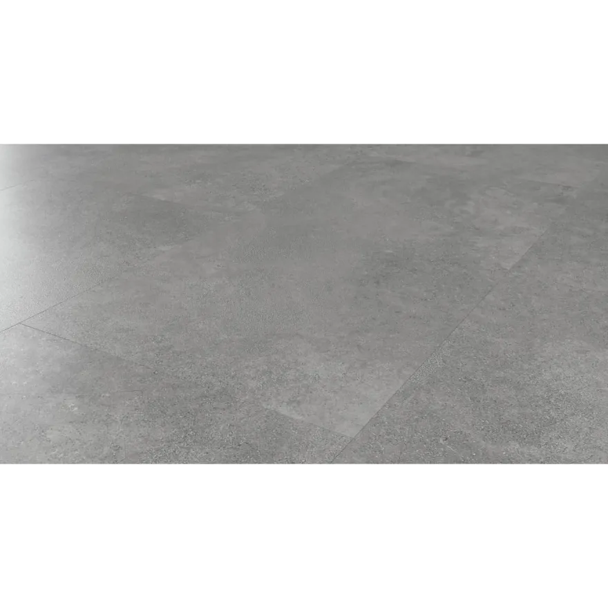 Vinyylilaatta Flooria Falquon SPC Stone P3002 Velluto, vaaleanharmaa, integroitu askeläänieriste