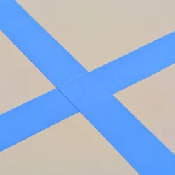 Voimistelumatto, täytettävä, pumpulla, 500x100x10cm, PVC, sininen