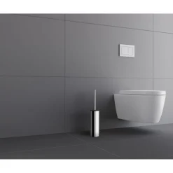 WC-harja Smedbo Outline FK612, vapaasti seisova, kiillotettu ruostumaton teräs