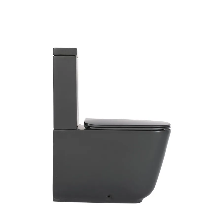 WC-istuin Kerasan Tribeca, 3/6l kaksoishuuhtelu, S/P-lukko, matta, eri värejä