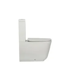 WC-istuin Kerasan Tribeca, 3/6l kaksoishuuhtelu, S/P-lukko, matta, eri värejä