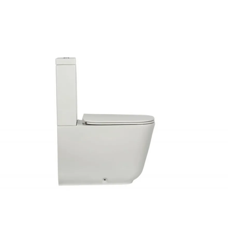 WC-istuin Kerasan Tribeca, 3/6l kaksoishuuhtelu, S/P-lukko, matta, eri värejä