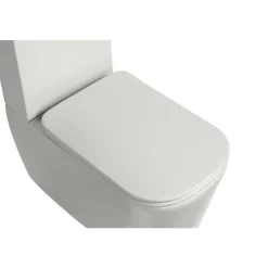 WC-istuin Kerasan Tribeca, 3/6l kaksoishuuhtelu, S/P-lukko, matta, eri värejä