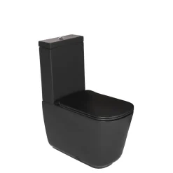 WC-istuin Kerasan Tribeca, 3/6l kaksoishuuhtelu, S/P-lukko, matta, eri värejä