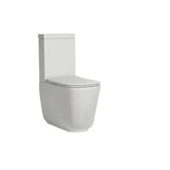 WC-istuin Kerasan Tribeca, 3/6l kaksoishuuhtelu, S/P-lukko, matta, eri värejä