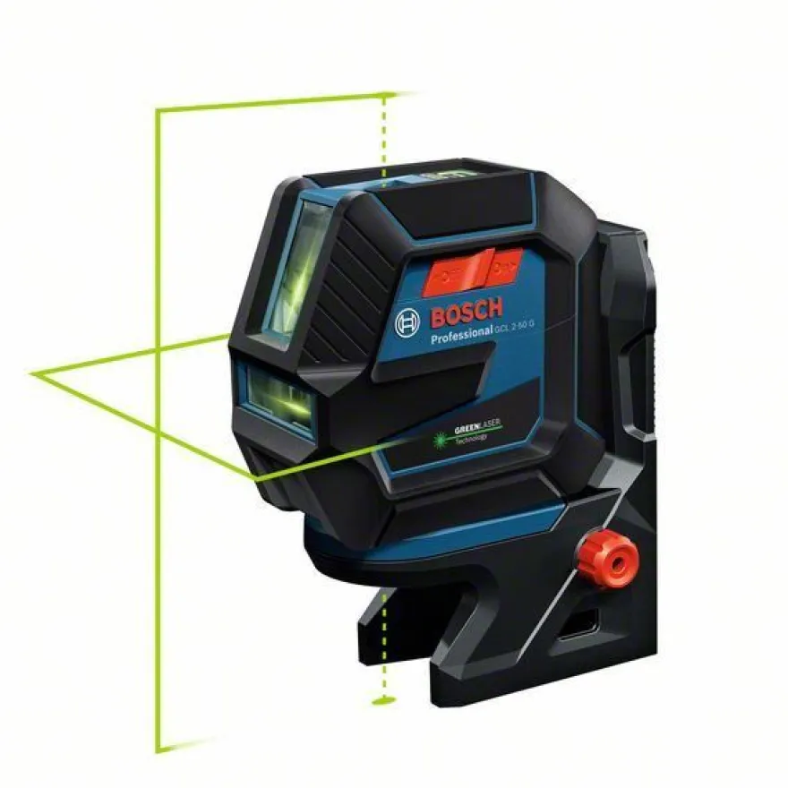 Yhdistelmälaser Bosch Professional GCL 2-50 G + RM10-pidike + BT150-jalusta