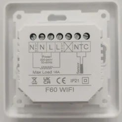 Yhdistelmätermostaatti DunWore F60, wifi
