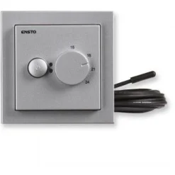 Yhdistelmätermostaatti Ensto ECO16BT-IM-083, 16A, IP30 U, alumiini