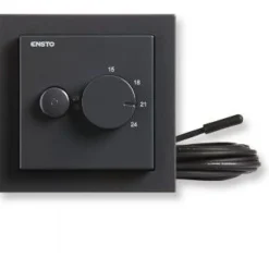 Yhdistelmätermostaatti Ensto ECO16BT-IM-081, 16A, IP30 U, antrasiitti