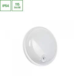 Yleisvalaisin Spectrum Technic Ø220mm 20W IP54 4000K valkoinen