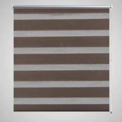 Zebra rullakaihdin 140 x 175 cm kahvinruskea